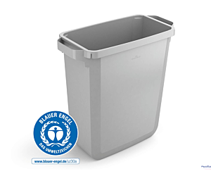 Kosz na śmieci DURABIN_ ECO 60L prostokątny srebrny 1800503050