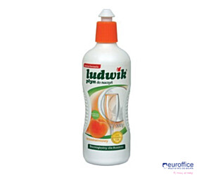 LUDWIK Płyn do mycia naczyń 450g brzoskwiniowy z lanoliną 28249