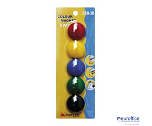 Magnesy ARGO kolorowe WF-30 opakowanie 5sztuk SRH-30