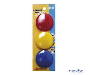 Magnesy ARGO kolorowe WF-50 opakowanie 3sztuki SRH-50