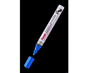 Marker olejowy Pentel średnia okrągła końcówka, MMP10-C niebieski