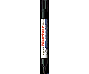 Marker permanentny UNI NO-520 okrągły czarny