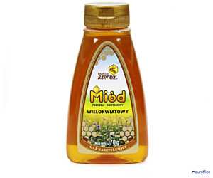 Miód wielokwiatowy z dozownikiem SĄDECKI BARTNIK 370g