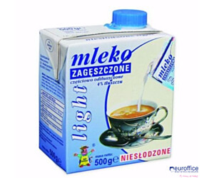 Mleko GOSTYŃ 4% zagęszczone niesłodzone LIGHT 500g