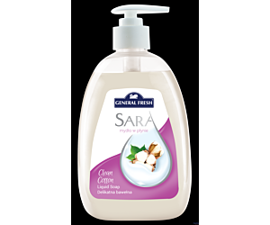 Mydło w płynie SARA 500ml DELIKATNA BAWEŁNA GENERAL FRESH