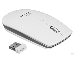 Mysz bezprzewodowa 2.4GHZ optyczna USB SATURN biała EM120W ESPERANZA