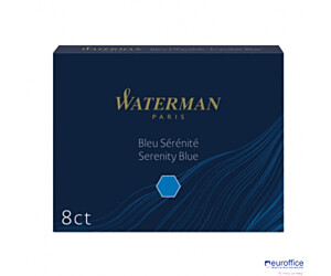 Naboje standard WATERMAN (8szt.) niebieski floryda, S0110860