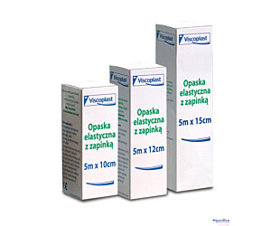 Opaska elastyczna z zapinką VISCOPLAST, 8cmx5m