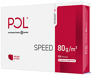 Papier xero A3 POLSPEED 80g klasa białości C 153
