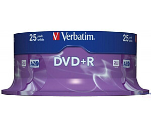Płyta DVD+R VERBATIM CAKE(25) Matt Silver 4.7GB x16 43500