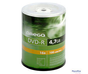 Płyta OMEGA DVD-R 4,7GB 16X CAKE (50) OMD1650-