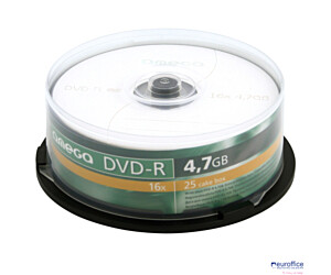 Płyta OMEGA DVD-R 4,7GB 16X SLIM CAKE (10) OMD16S-