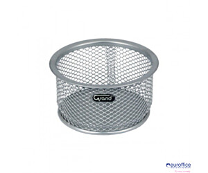 Pojemnik na spinacze srebrny metalowy GRAND GR-010S 120-1120