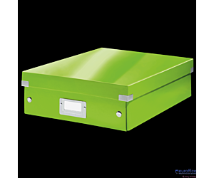 Pudło z przegródkami Leitz C&S, średnie, zielone 60580054
