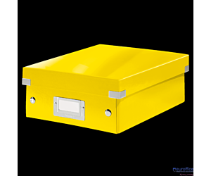 Pudło z przegródkami Leitz C&S, małe, żółte 60570016