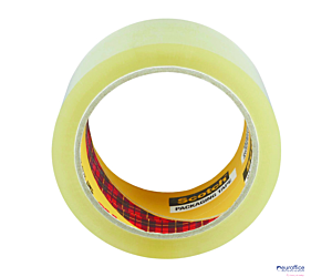 Scotch_ Secure Seal, taśma pakowa, przezroczysta, 50 mm x 50 m, 1 roleka/opakowanie BARDZO MOCNA, kauczukowa 7100300849