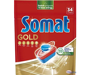 SOMAT Tabletki do zmywarki 34 szt. GOLD 577105