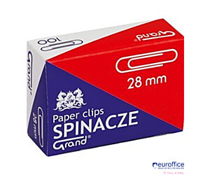 Spinacz R-28 mm GRAND 10op x 100sztuk 110-1381