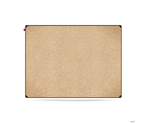 Tablica korkowa MemoBe idea EDGE ALL BLACK, rama aluminiowa czarna, 120x90 cm MITC120090.00.61.51