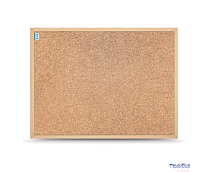 Tablica korkowa MEMOBE SMART, rama drewniana, 150x100 cm