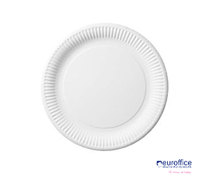 Talerz papierowy biały 18cm TnP op.100szt gramatura 230g 7500018