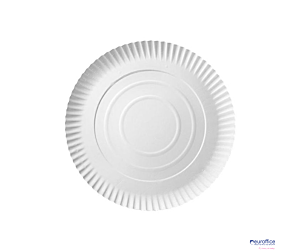 Talerz papierowy biały 26cm op.100szt. 7500226
