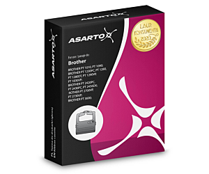 Taśma Asarto do Brother R631N | TZE631 | black/YL | 12mm*8m