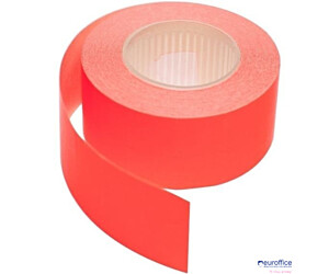 Taśma do metkownicy 1rzędowa 22x12mm prosta czerwona