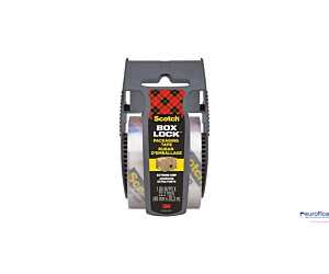 Taśma pakowa Scotch® Box Lock™, transparentna, 48mm x 20.3m , 1 rolka/opakowanie w ręcznym podajniku 7100263095
