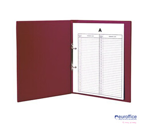 Teczka do akt osobowych 2 ringi Bordo TD-12-06 BIURFOL
