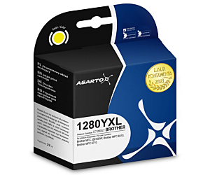 Tusz Asarto do Brother 1280YXL | LC1280XLY | 1200 str. | yellow