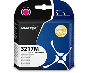 Tusz Asarto do Brother 3217MN | LC3217M | 550 str. | magenta