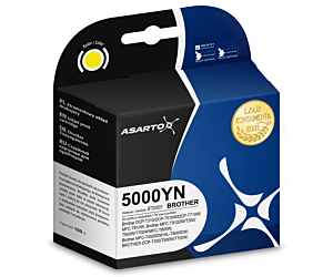 Tusz Asarto do Brother 5000YN | BT5000Y | 100 ml | yellow