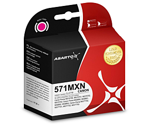 Tusz Asarto do Canon 571MXN | 0387C001 | 650 str. | magenta