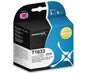 Tusz Asarto do Epson T1633 | C13T16334012 | 510 str. | magenta