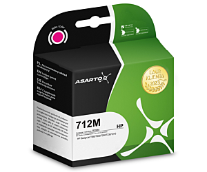 Tusz Asarto do HP 712C | 3ED68A | 29 ml | magenta