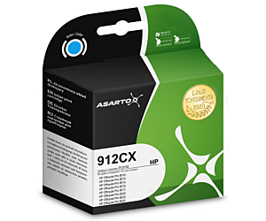 Tusz Asarto do HP 912CX | 3YL81AE | 825 str. | cyan