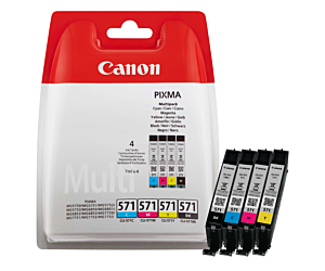 Tusz Canon CLI-571CMYK do Pixma  MG-5750/6850/7750 | 4 x 7ml | CMYK