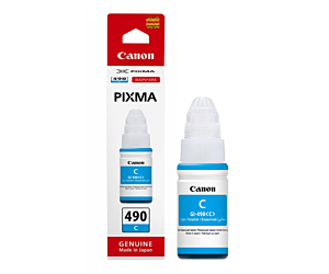 Tusz Canon  GI-490  do Canon  PIXMA G1400/G2400/G3400 | 70ml | cyan