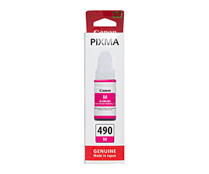 Tusz Canon GI-490  do Canon PIXMA G1400/G2400/G3400 | 70ml | magenta