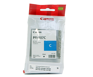 Tusz Canon PFI-107C do iPF670/680/685/770/780/785 | 130ml | cyan