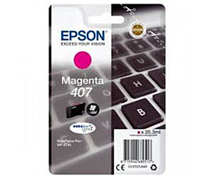 Tusz Epson 407 do WF-4745DTWF | 20,3 ml | Magenta