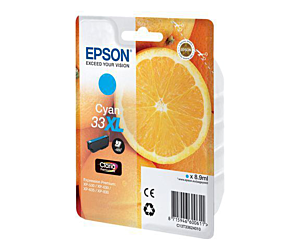 Tusz  Epson cyan  Claria T33XL  PremiumInk