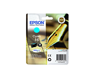 Tusz   Epson T1622  do WF-2510WF/2520NF/2530WF  | 3,1ml | cyan