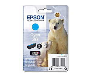 Tusz Epson T2612  do  XP-600/700/800 | 4,7ml |   cyan