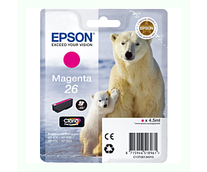 Tusz Epson T2613  do  XP-600/700/800 | 4,7ml |   magenta