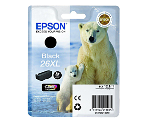Tusz Epson  T2621 do XP-600/700/800 | 12,2ml |  black