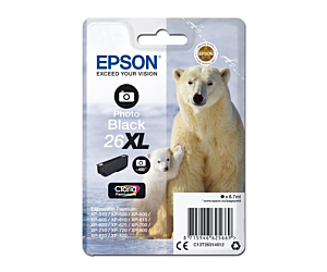 Tusz Epson  T2631 do  XP-600/700/800 | 8,7ml |  photo black