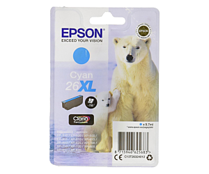 Tusz Epson  T2632  do  XP-600/700/800 | 9,7ml |   cyan