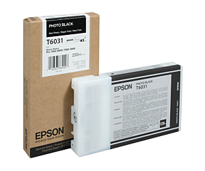 Tusz Epson T6031 do Stylus Pro 7800/7880/9800/9880 | 220ml | photo black